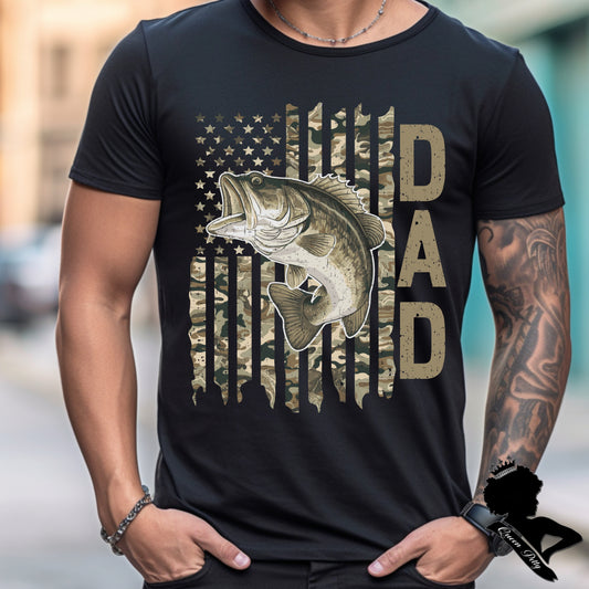 (QUEEN PETTY) DAD FISHING FLAG