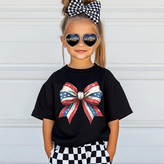 (QUARTNAY KNOWS BEST) PATRIOTIC BOW *KIDS*