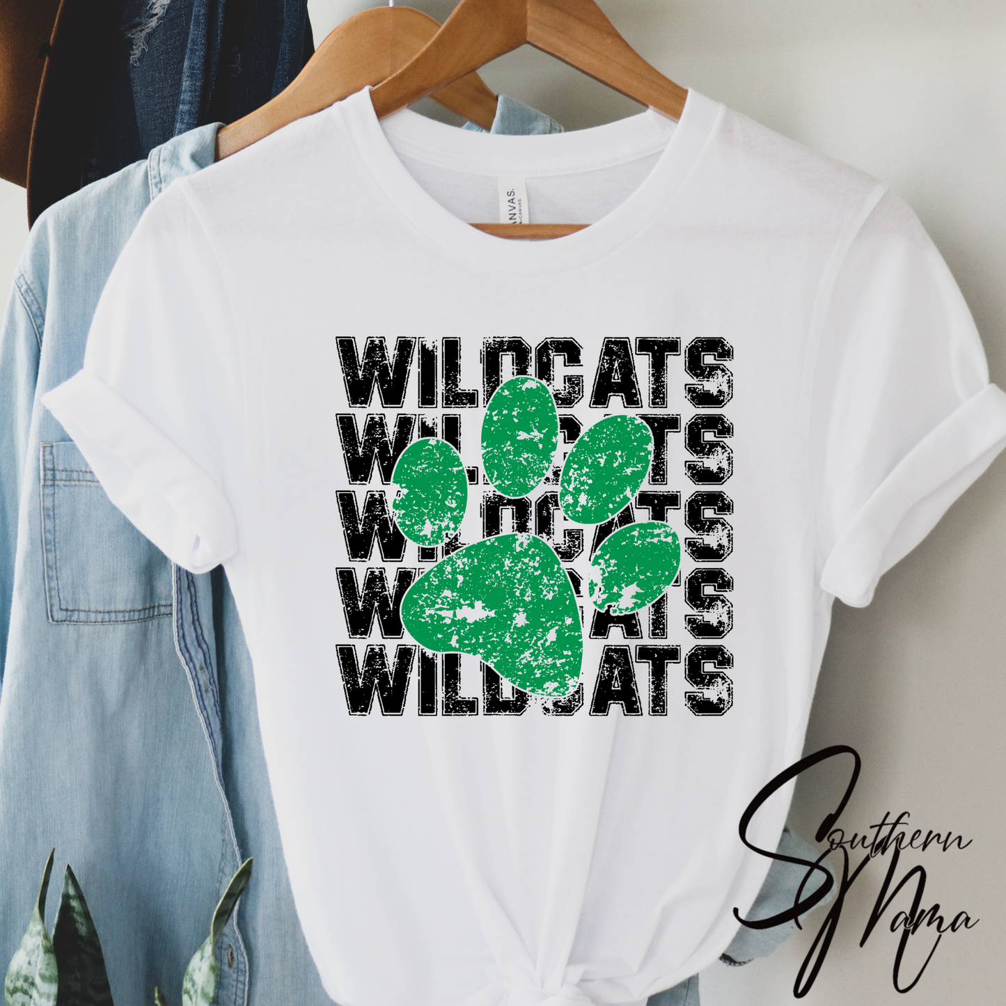 (SOUTHERN MAMA) WILDCATS (with green middle)