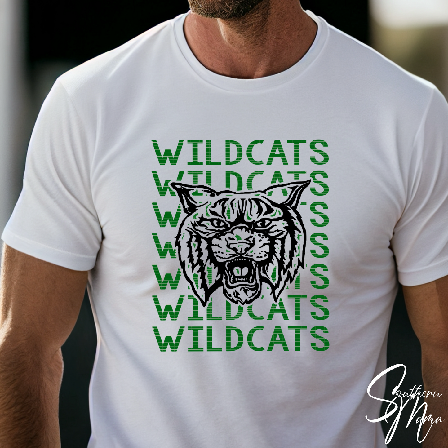(SOUTHERN MAMA) WILDCATS (wildcat in middle)