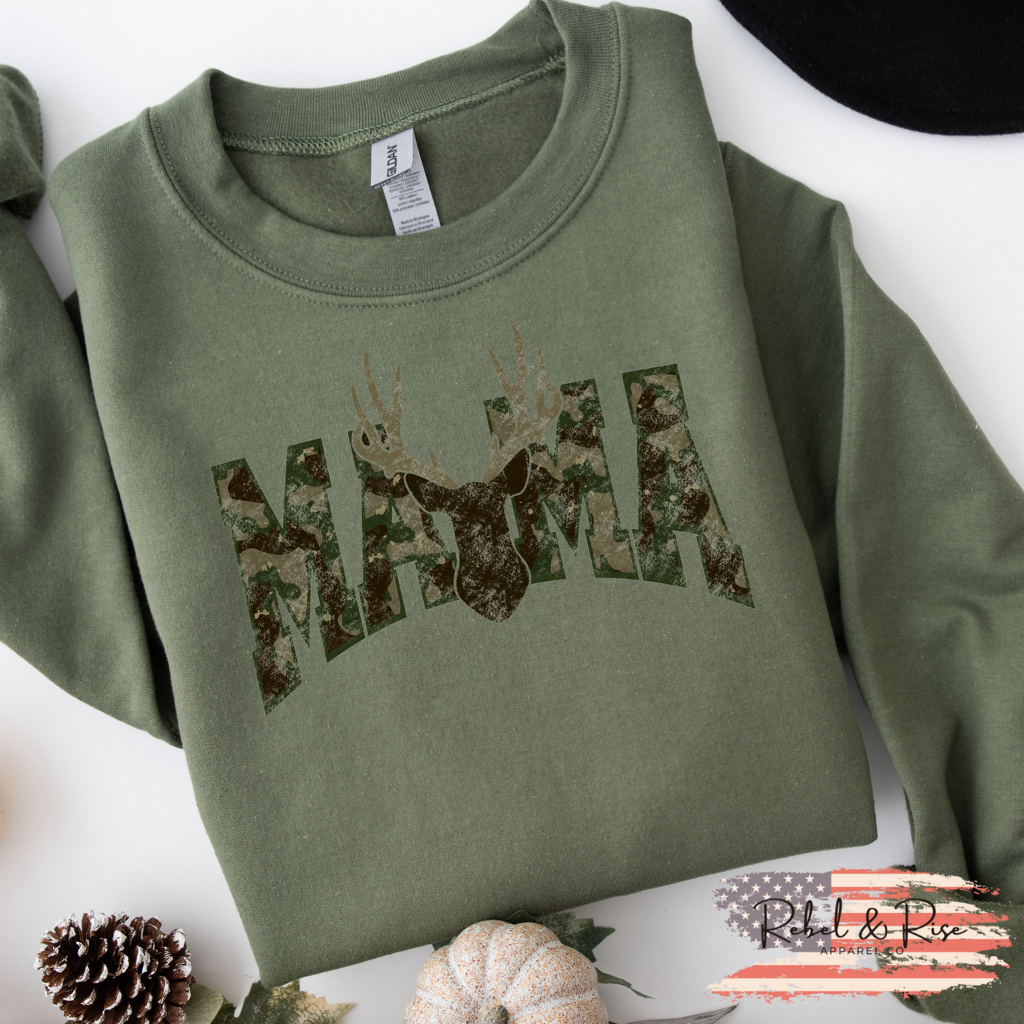 (REBEL & RISE) MAMA *DEER CAMO*