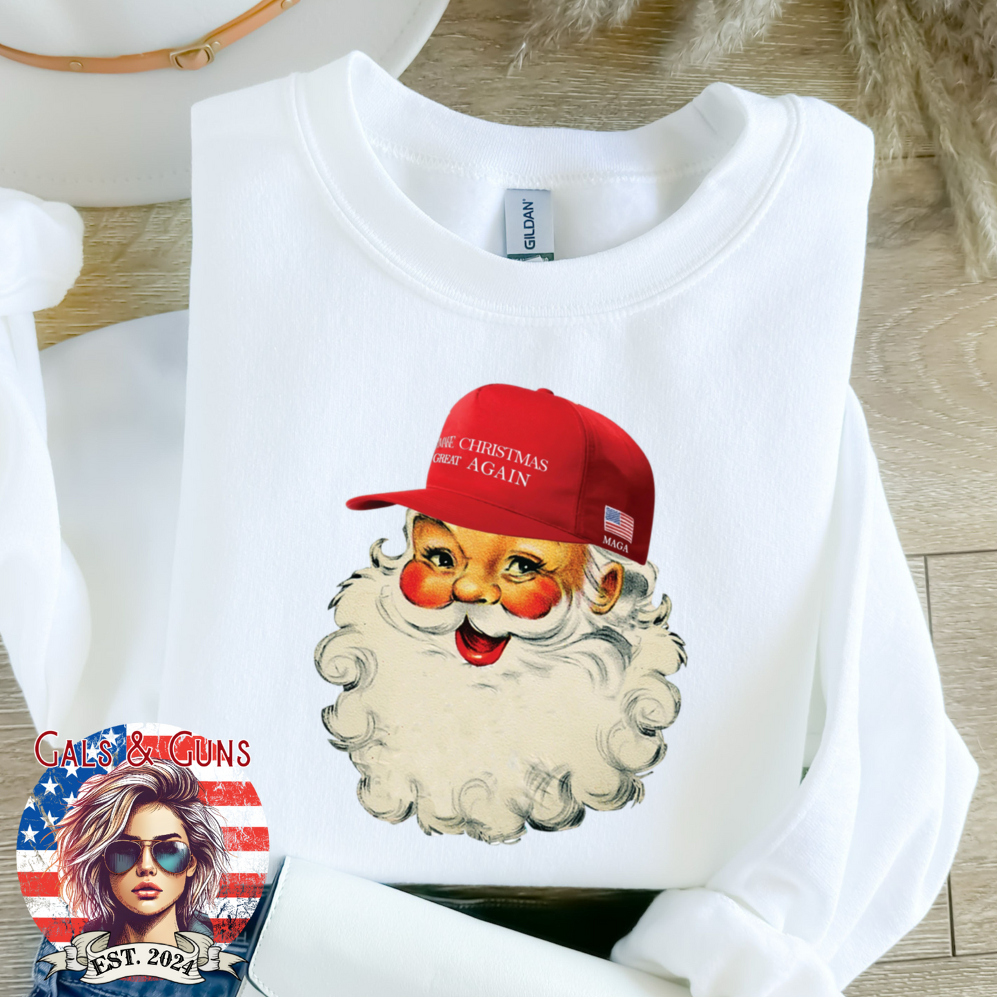(GALS & GUNS) MAGA SANTA