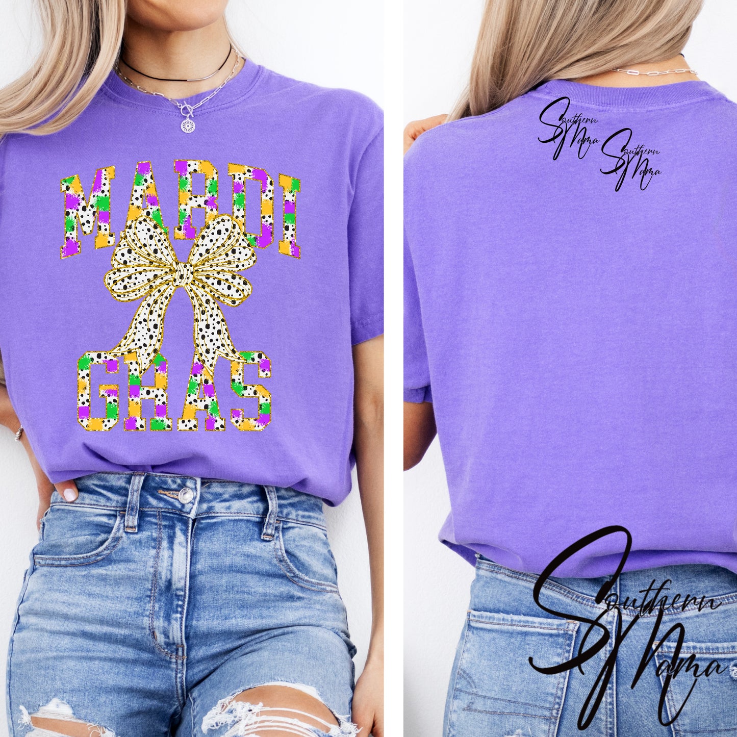 (SOUTHERN MAMA) MARDI GRAS (DOTS)