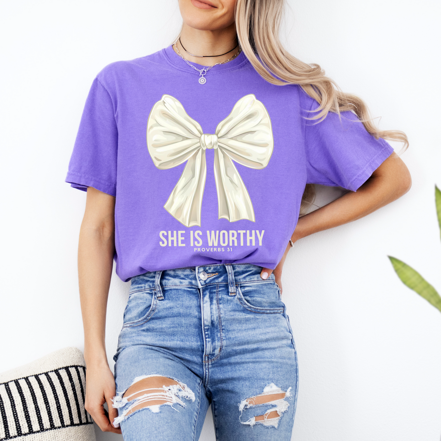 (SOUTHERN MAMA) WHITE BOW PROVERBS