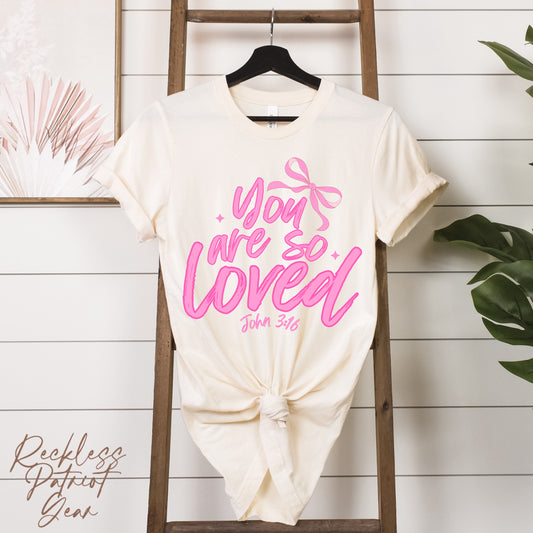 (RECKLESS PATRIOT GEAR) YOU ARE SO LOVED *bow*