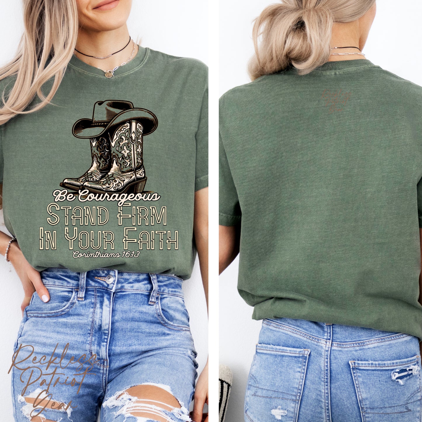 (RECKLESS PATRIOT GEAR) STAND FIRM IN YOUR FAITH