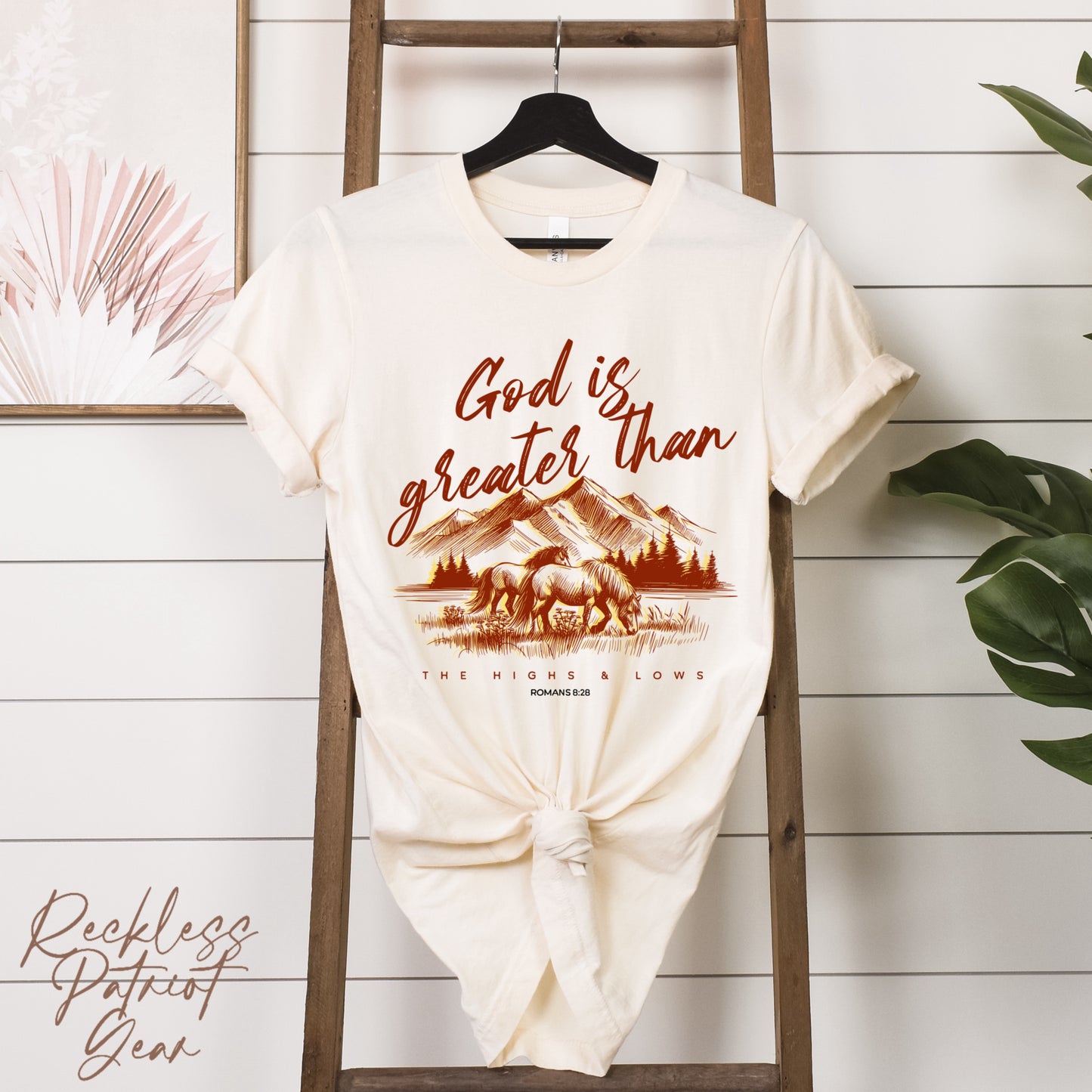 (RECKLESS PATRIOT GEAR) GOD IS GREATER THAN