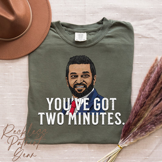 (RECKLESS PATRIOT GEAR) YOU’VE GOT TWO MINUTES