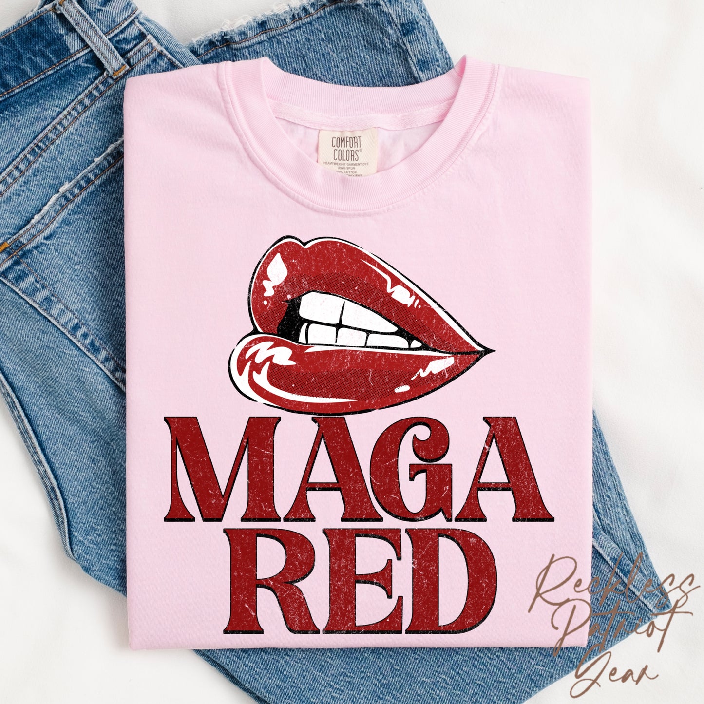(RECKLESS PATRIOT GEAR) MAGA RED