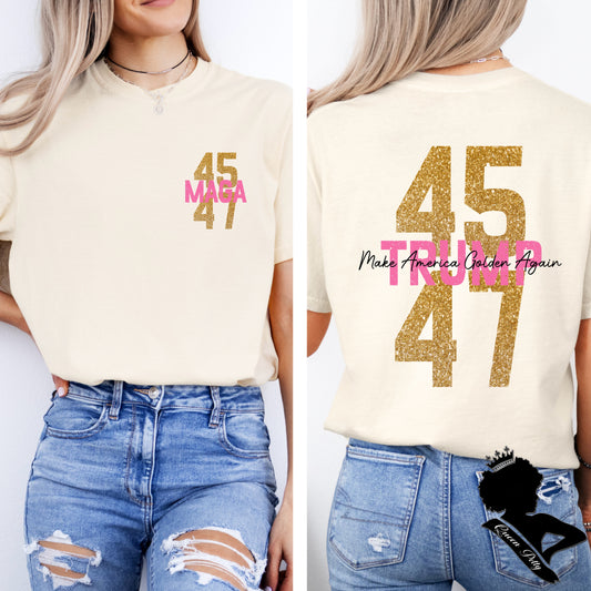 (QUEEN PETTY) 45/47 GOLD