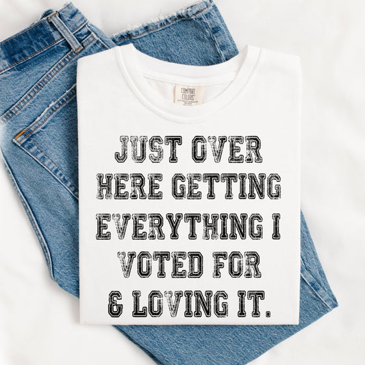 (RECKLESS PATRIOT GEAR) WHAT I VOTED FOR