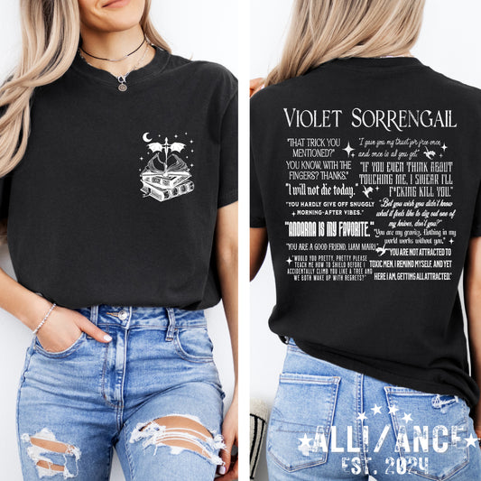 (ALLI/ANCE) VIOLET QUOTES