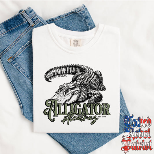 (TATTED REBEL PATRIOT) ALLIGATOR ALCATRAZ