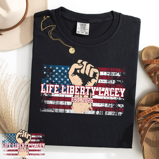 (LIFE LIBERTY LACEY) LOGO