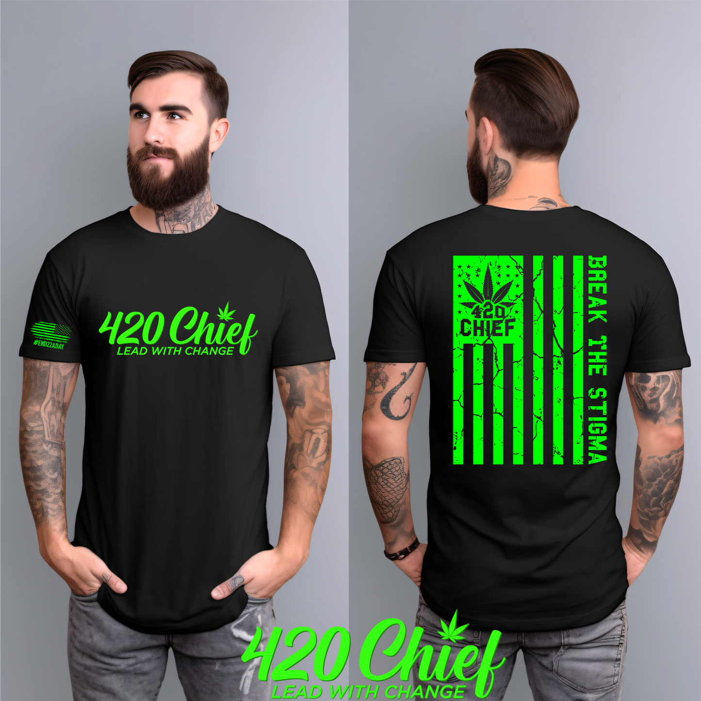 (420 CHIEF) Green stigma flag