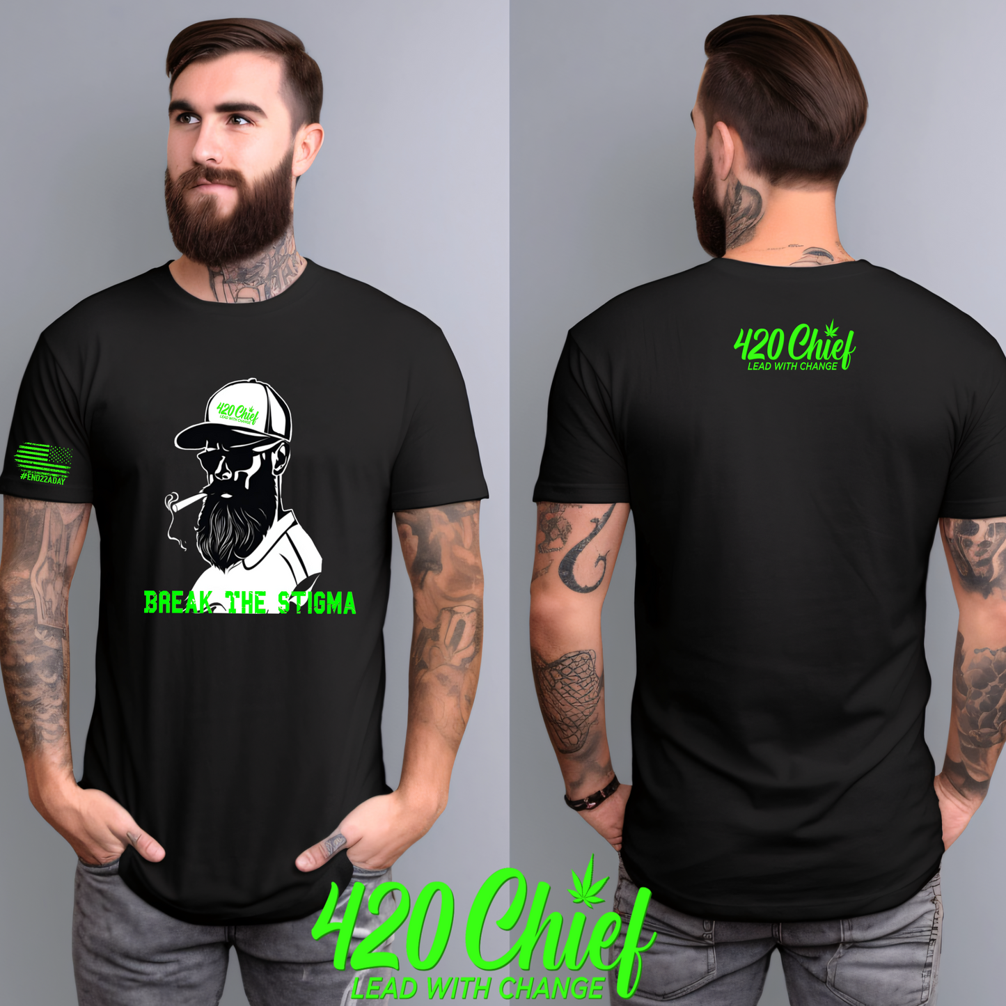 (420 CHIEF) Silhouette GREEN