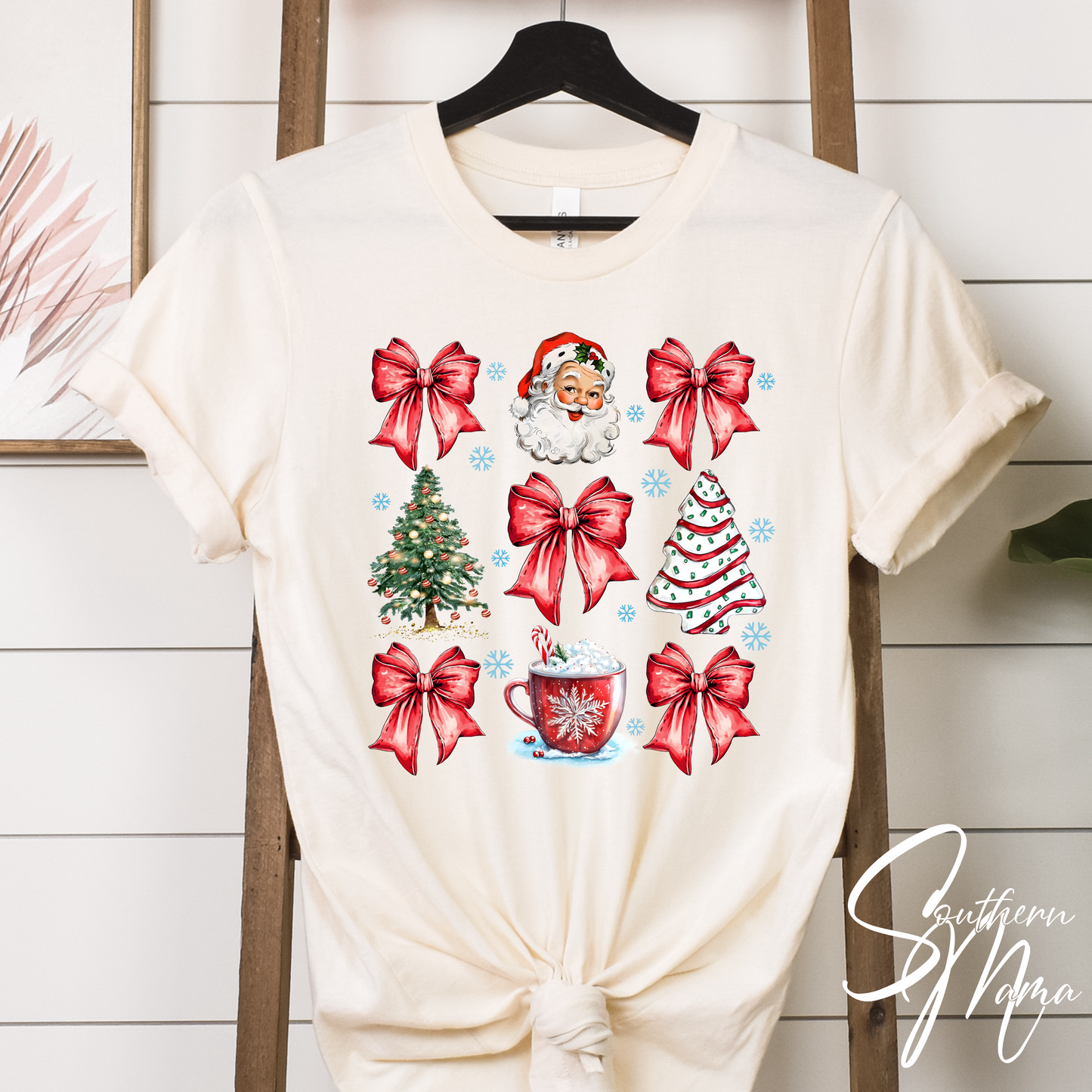 (SOUTHERN MAMA) SANTA AND BOWS