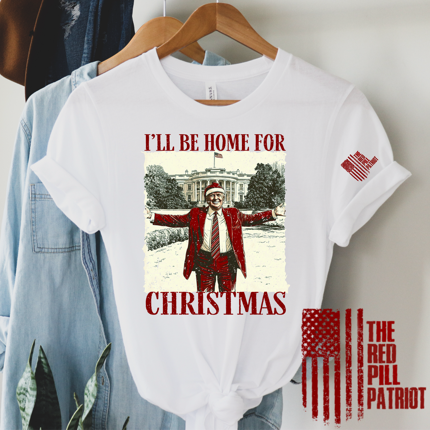 (THE RED PILL PATRIOT) RED I’LL BE HOME FOR CHRISTMAS