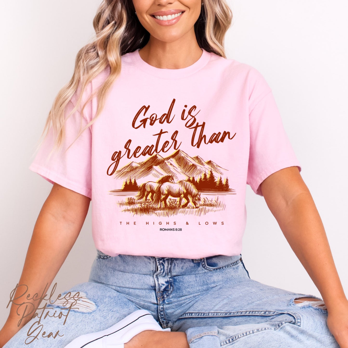 (RECKLESS PATRIOT GEAR) GOD IS GREATER THAN
