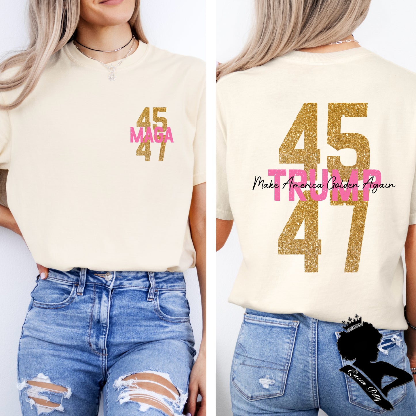 (QUEEN PETTY) 45/47 GOLD